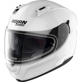 Nolan Full face helmet N60-6 CLASSIC N COM glossy white | MotoGM