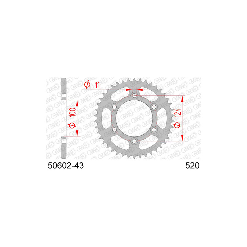 Kettenrad Stahl Afam Ducati Monster 350/400/600/620/750/800/900/… | MotoGM