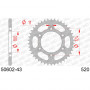 Corona Acciaio Afam Ducati Monster 350/400/600/620/750/800/900/SS, 851/888, Paso 906/907 passo 520, denti 43