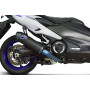 Termignoni complete racing exhaust Y12609400BNC black titanium Yamaha TMAX 560, T-MAX 530 2017-2019