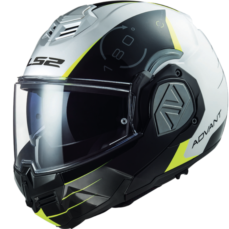 Casco modular LS2 FF906 Advant CODEX blanco negro Casco modular LS2 FF906 Advant CODEX blanco negro