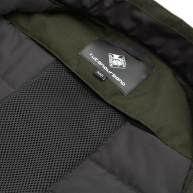 Veste Tucano Urbano ORBIS rembourrée certifiée CE vert | MotoGM