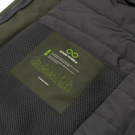 Chaqueta Tucano Urbano ORBIS imbottita certificata CE verde | MotoGM