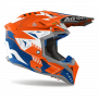 Casque off road Airoh Aviator 3 SPIN orange fluo opaque