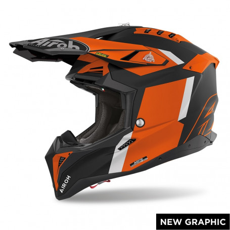 Casque Airoh Aviator 3 GLORY orange opaque