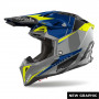 Airoh helmet Aviator 3 PUSH glossy blue