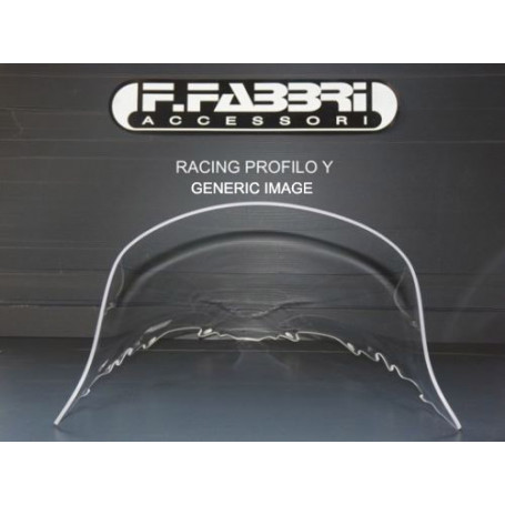 Fabbri racing screen "Solo Pista" clear for Yamaha R6 06-07