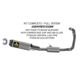 Komplette Auspuffanlage Arrow Competition full titanium Aprilia RS 660, Tuono 660 2020-2023