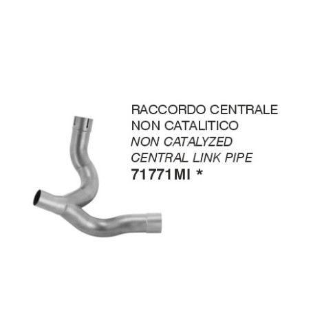 Raccord Arrow Ducati Desert X 950 non catalysé