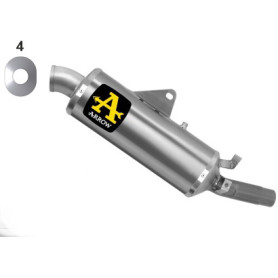 Endschalldämpfer Arrow Indy Race Titan Ducati Desert X 950 | MotoGM