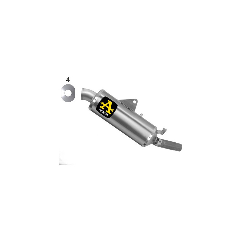Terminal Arrow Indy Race Titanio Ducati Desert X 950