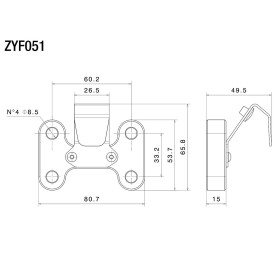Riser manillar rizoma para Yamaha TMAX 560 2022- +15mm