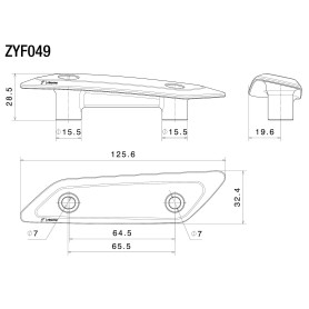 Par Tapones espejo Rizoma para Yamaha TMAX 560 2022 | MotoGM