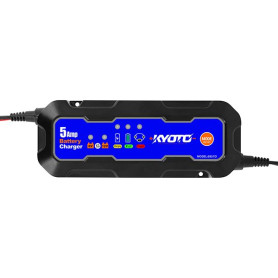 Cargador de batería + mantenedor moto scooter 6-12V 5 Ampere baterías… | MotoGM