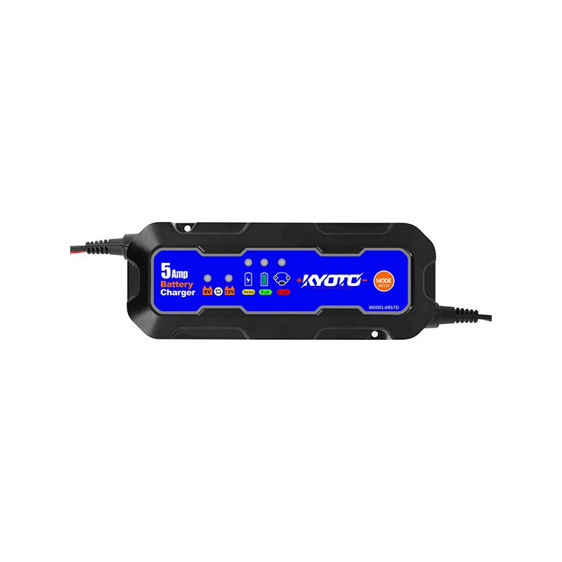 Cargador de batería + mantenedor moto scooter 6-12V 5 Ampere baterías acido Cargador de batería + mantenedor moto scooter 6-12V 5 Ampere baterías acido