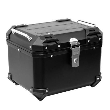 Top Case baule X-Plor 38 litri plastica nero con piastra universale