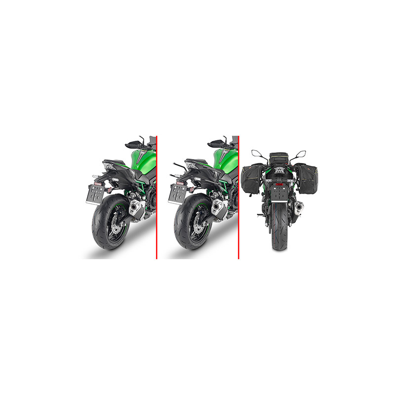 Telaietti seitlich REMOVE-X Kawasaki Z 900 2020-2022 a sgancio rapido für borse soffici seitlich Telaietti seitlich REMOVE-X Kawasaki Z 900 2020-2022 a sgancio rapido für borse soffici seitlich