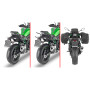 Telaietti laterali REMOVE-X Kawasaki Z 900 2020-2022 a sgancio rapido per borse soffici laterali