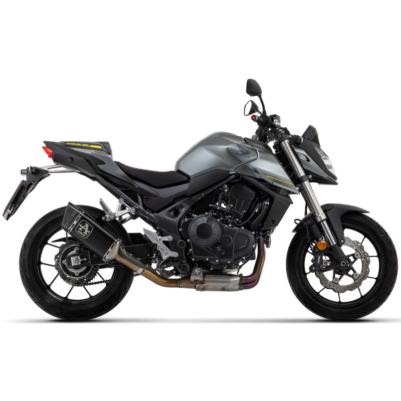 Terminal de escape Arrow Pista titanio Dark para Honda CB 750 Hornet 2023- Terminal de escape Arrow Pista titanio Dark para Honda CB 750 Hornet 2023-