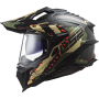 Casco Enduro LS2 MX701 EXPLORER Carbon extend verde militare opaco