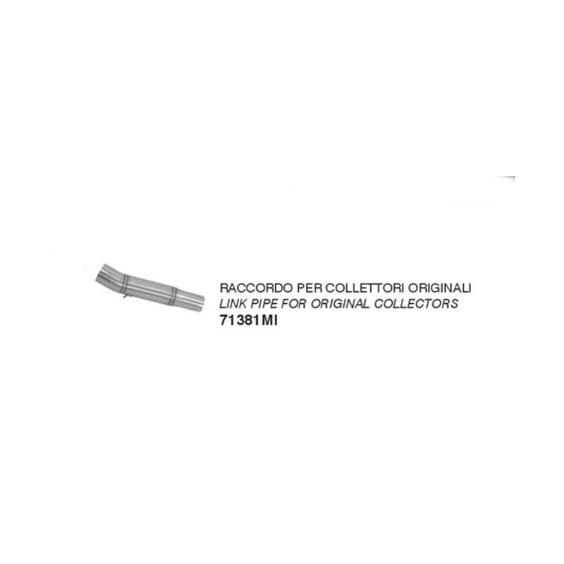 Verbindungsrohr Arrow für Krümmer originali Suzuki GSXR 600-750 2008-2010 für terminali Thunder