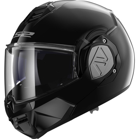 Klapphelm LS2 FF906 Advant SOLID schwarz glänzend | MotoGM