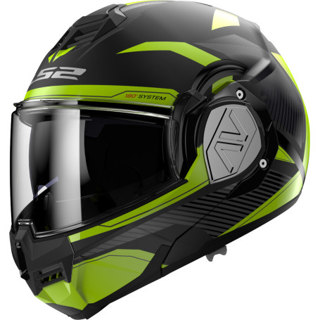 Casco modular LS2 FF906 Advant REVO negro H-V Yellow | MotoGM