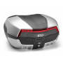 Top Case Givi Monokey V58 Maxia5 gris metal catadioptres rouge V58N