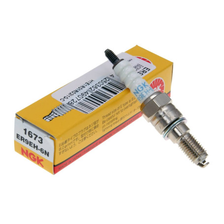 NGK ER9EH-6N spark plug for piaggio 50 4T 4V, Scarabeo 50, Vespa | MotoGM