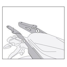 Halterung Halterung hinten Koffer Kappa monokey KTM 790 18-20, Duke… | MotoGM