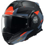Flip up helmet LS2 FF901 Advant X OBLIVION matt black blue