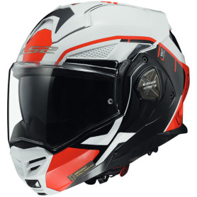 Klapphelm LS2 FF901 Advant X METRYK white red | MotoGM