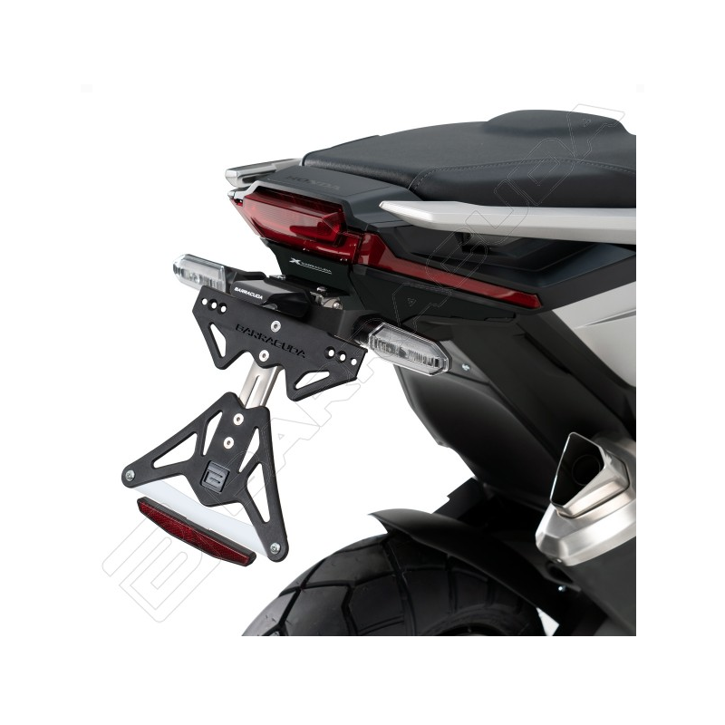 Support de plaque Honda XADV 750 2021-2023 Barracuda moto pour clignotant d'origine