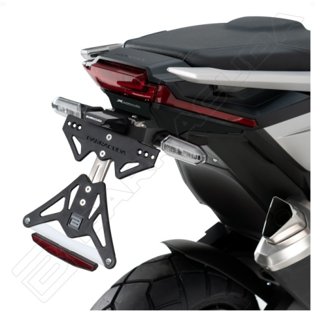 Support de plaque Honda XADV 750 2021-2023 Barracuda moto pour clignotant d'origine