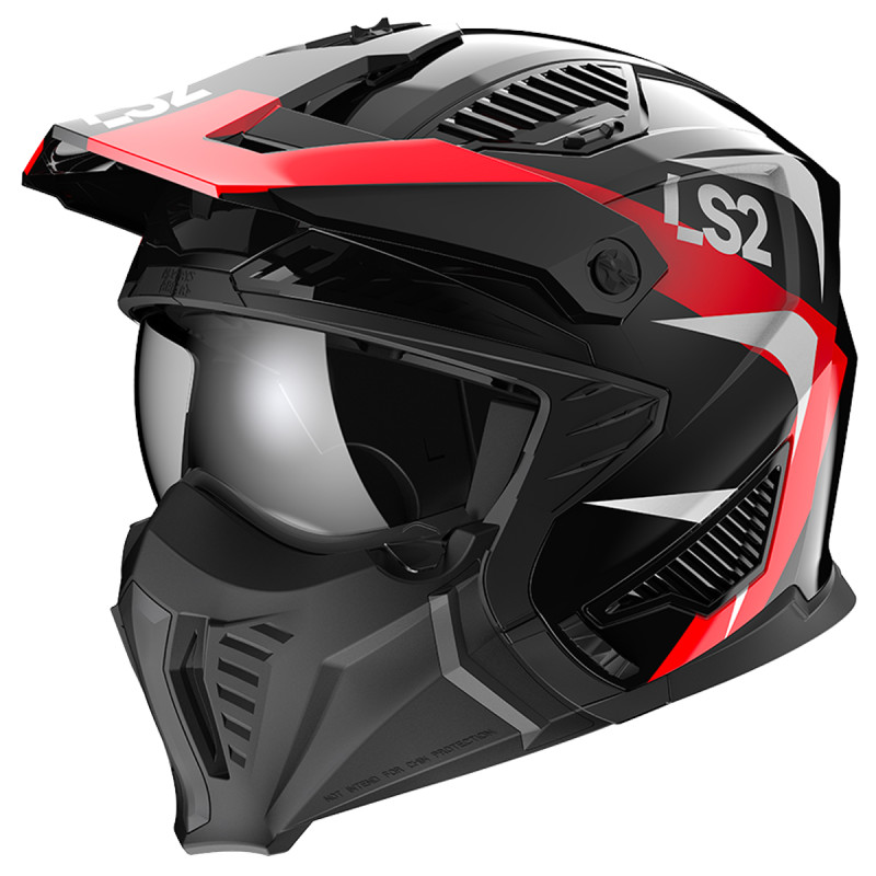 Casco jet LS2 OF606 DRIFTER TRIALITY RED Casco jet LS2 OF606 DRIFTER TRIALITY RED