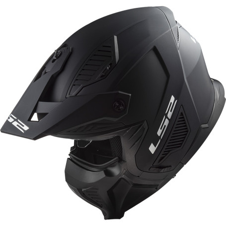 Casque jet LS2 OF606 DRIFTER SOLID noir opaque