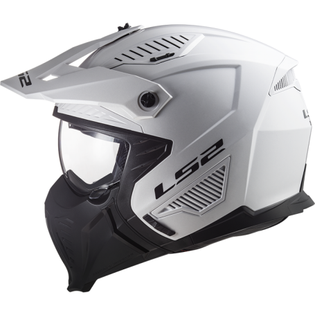 Casco jet LS2 OF606 DRIFTER SOLID bianco