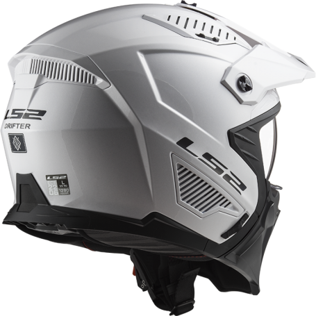 Casco jet LS2 OF606 DRIFTER SOLID bianco
