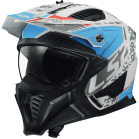 Jethelm LS2 OF606 DRIFTER DEVOR MATT WHITE BLUE | MotoGM