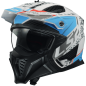 Casque jet LS2 OF606 DRIFTER DEVOR MATT WHITE BLUE Casque jet LS2 OF606 DRIFTER DEVOR MATT WHITE BLUE
