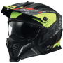 Helmet jet LS2 OF606 DRIFTER DEVOR MATT BLACK H-V YELLOW