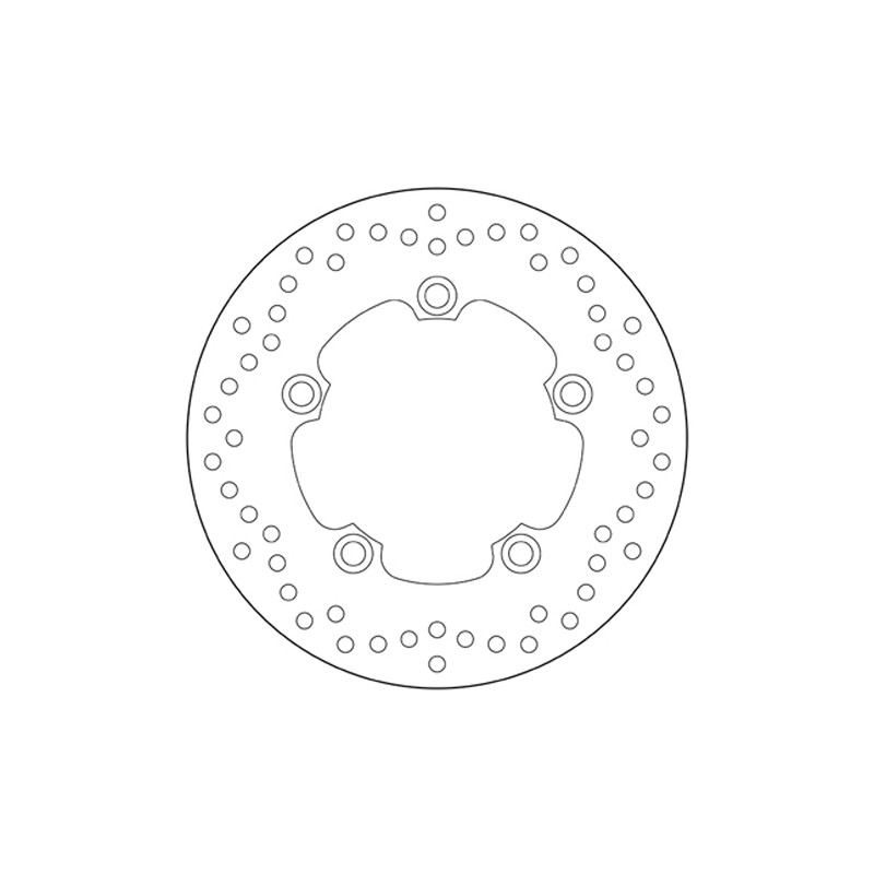 Bremsscheibe Brembo Serie Gold hinten für Yamaha R6 05-, R1 04- dim 220 X 105 mm