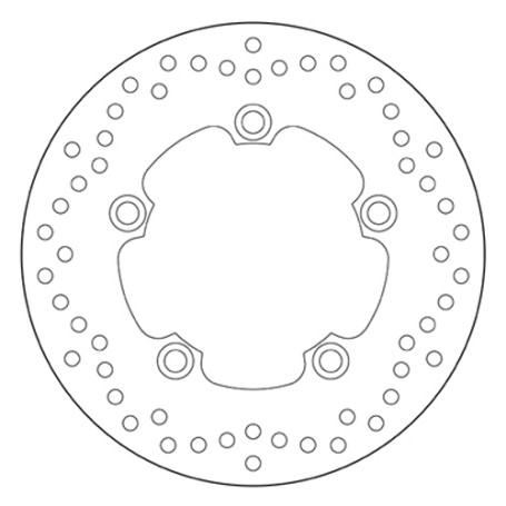 Brembo Serie Oro brake Rear Rotor (1 disc), for Yamaha R6 05-, R1 04- dim 220 X 105 mm