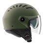 Helmet jet Tucano Urbano El top green airbone matt