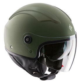 Casco jet Tucano Urbano El top verde airbone opaco | MotoGM