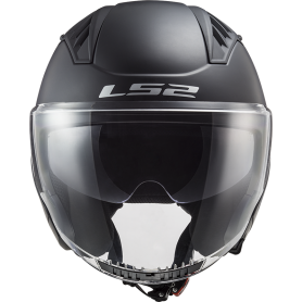 Casco jet LS2 OF600 Copter II negro opaco ECE22.06