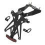 LIGHTECH ADJUSTABLE LICENSE PLATE BRACKETS for Yamaha MT-10 WITH RETROREFLECTOR AND REAR LIGHT
