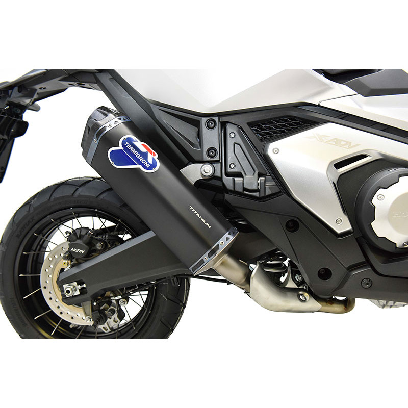 Terminal de escape Termignoni Scream negro para Honda XADV 2021-2023, Forza 750 2021-2023 Terminal de escape Termignoni Scream negro para Honda XADV 2021-2023, Forza 750 2021-2023