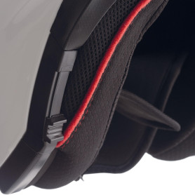 Casque Jet Tucano Urbano EL MAX blanc brillant graphique