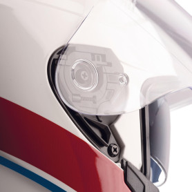 Casque Jet Tucano Urbano EL MAX blanc brillant graphique